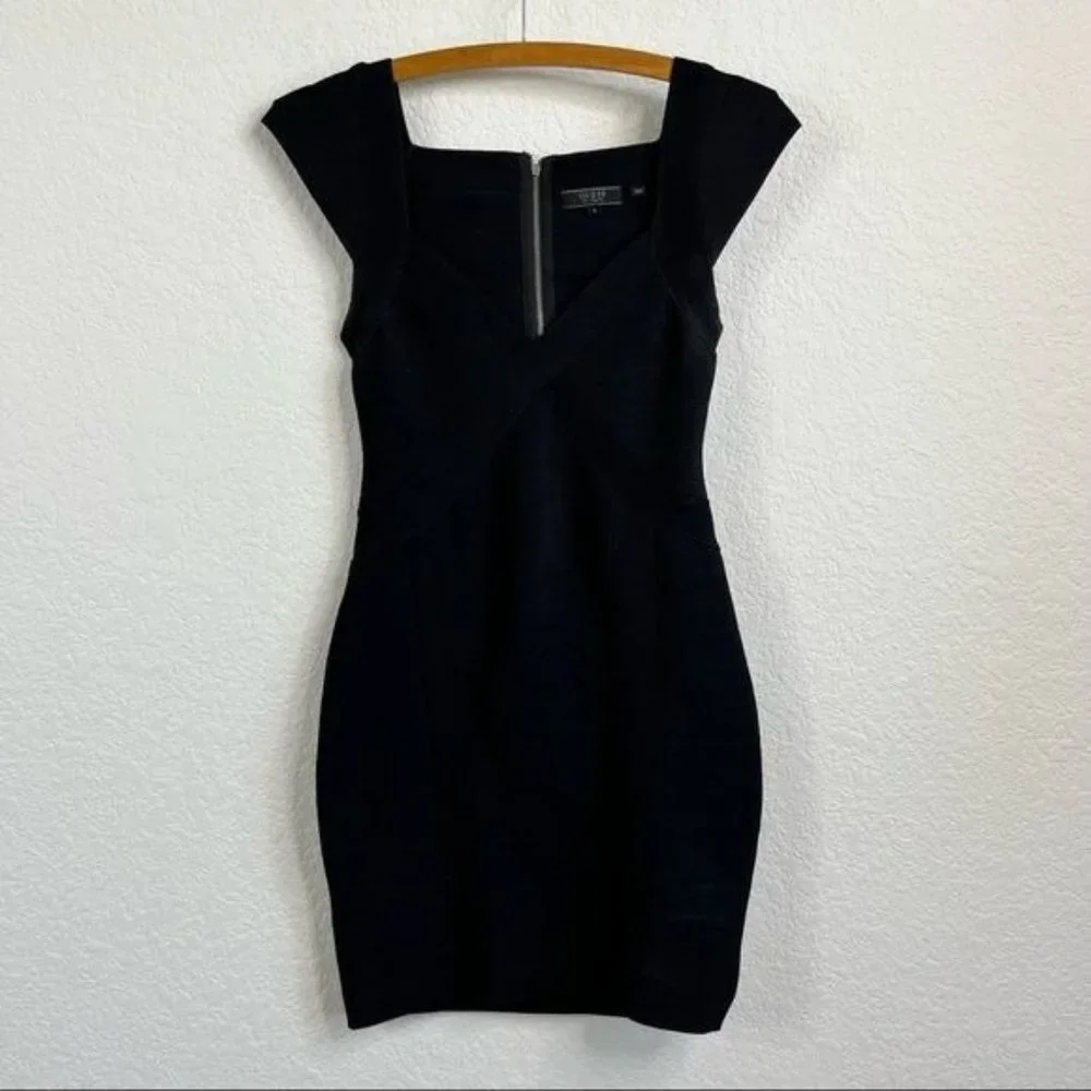 GUESS Marciano Kimberly Cap Sleeve Cutout Bandage Dress - Picture 1 of 7